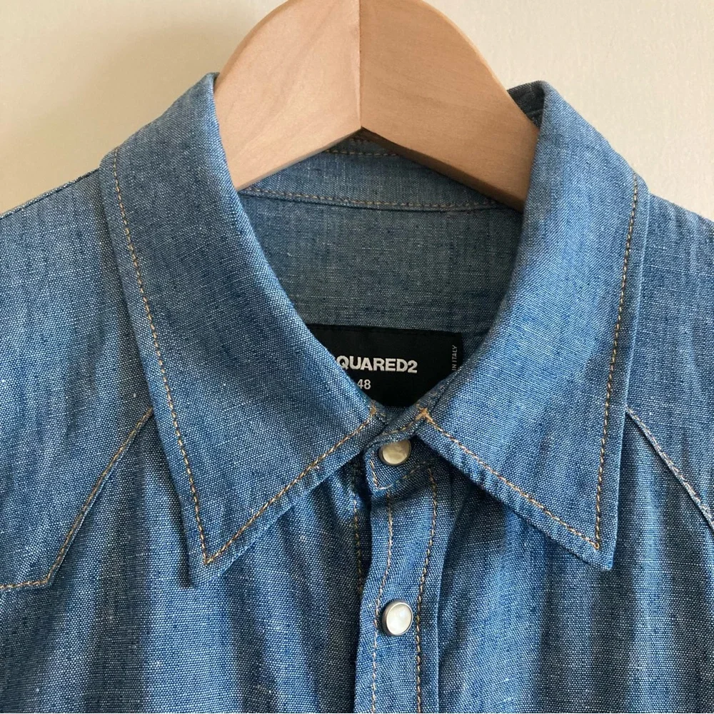 Dsquared2 Men's Blue Denim Shirt | NWT | Made in Italy - Picture 4 of 11